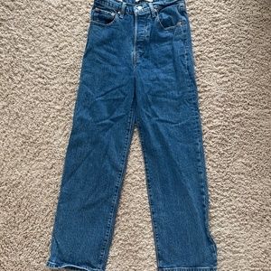 Rib cage straight ankle levis